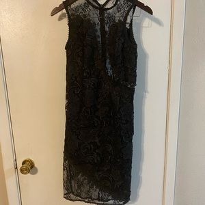 DANCE & MARVEL dress black lace Sz. 6